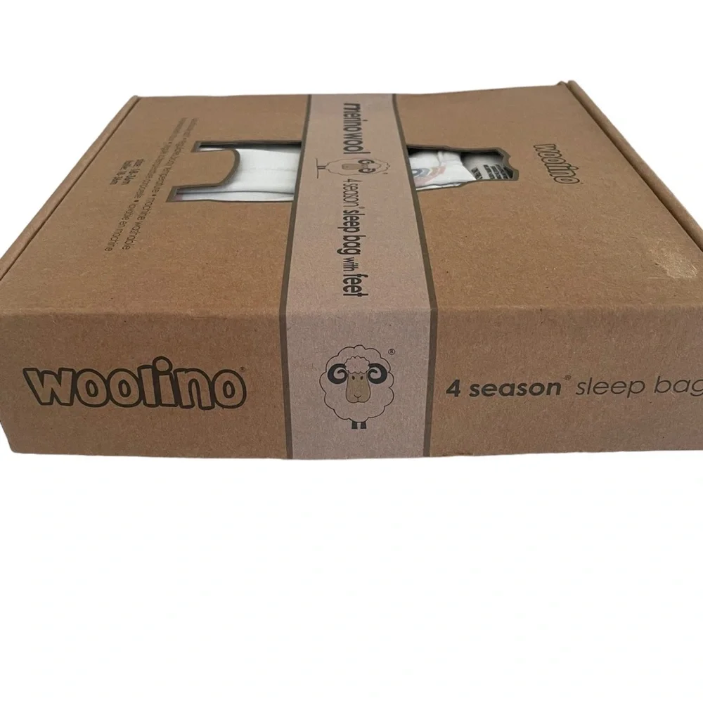 New in Box Woolino Merino Wool 4 Season Sleep Bag with Feet Sz 18-36 Months - Picture 6 of 8